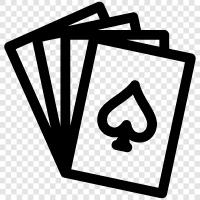 card game, strategy, hand, cards icon svg
