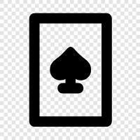 card, deck, gambling, card game icon svg