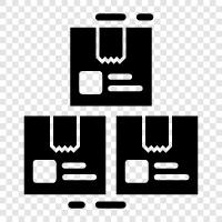 cardboard boxes, shipping boxes, shipping boxes for toys, shipping boxes for electronics icon svg