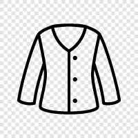 cardigan, shirt, sweaters, coat icon svg