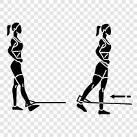 cardio, diet, muscle, weight loss icon svg