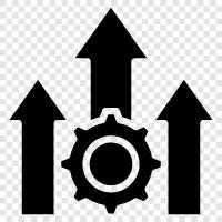 развитие карьеры, возможности карьерного роста, наводки, планирование карьеры Значок svg