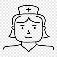 caregiver, health care worker, health care system, patient icon svg