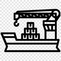 Cargo Handling, Cargo Shipping, Cargo Transport, Maritime Cargo icon svg