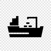 Cargo Handling, Cargo Terminal, Cargo Ship Company, Cargo Ship Navigation icon svg