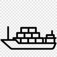 Cargo Ship Charter, Cargo Ship Operator, Cargo Ship Shipping, Cargo Ship Cargo icon svg