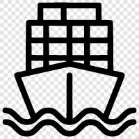 Cargo Ship Fleet, Cargo Ship Transport, Cargo Ship Shipping, Cargo Ship Corporation icon svg