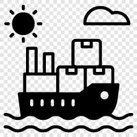 Kargo Taşımacılığı, Kargo Gemi Kargo, Kargo Gemi Taşımacılığı, Kargo Gemisi Kargo Taşımacılığı ikon svg