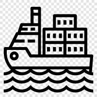 Cargo Ships, Cargo Handling, Cargo Handling Equipment, Cargo Handling Systems icon svg