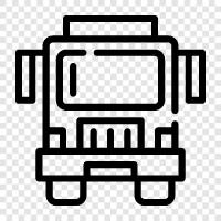 cargo, transport, freight, trailer icon svg