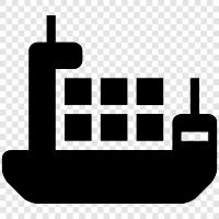 Cargo, Shipping, Truck, Trailer icon svg