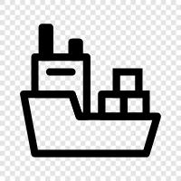 Cargo, Cargo Ships, Shipping, Transportation icon svg