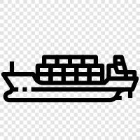 Cargo, Cargo Ships, Cargo Handling, Cargo Transportation icon svg