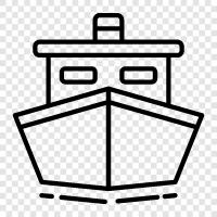 cargo, ocean, voyage, water icon svg