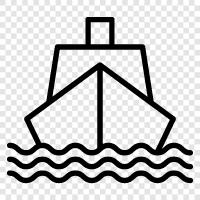 Fracht, Schifffahrt, Meer, maritime symbol