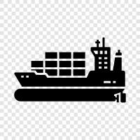 Cargo, Ship, Maritime, shipping icon svg