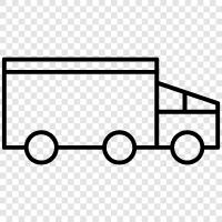 cargo truck, heavy truck, truck rental, truck rental companies icon svg