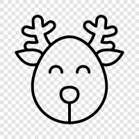 caribou, reindeer herd, reindeer herding, reindeer icon svg