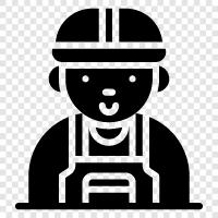 carpenter, cabinetmaker, furniture maker, woodworker icon svg