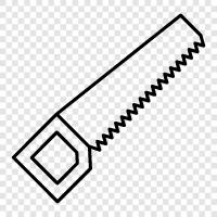 carpentry, woodworking, do it yourself, hand saw icon svg