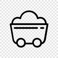 carriage, transportation, freight, cargo icon svg