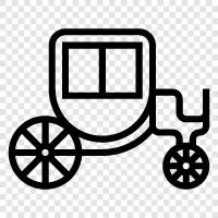 carriage horse, horse and carriage, horse and buggy, horsedrawn carriage icon svg