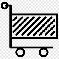 carriage, shopping, groceries, grocery icon svg