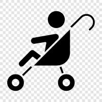 Kutsche, Babyträger, Baby Jogger, Babyroller symbol