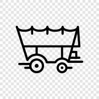 carriage, transportation, cargo, freight icon svg