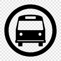 Kutsche, Transport, Bus, Bushaltestelle symbol