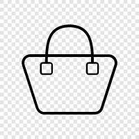 carrier, shoulder, hand, purse icon svg