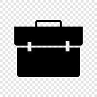 carry, briefcase, business, work icon svg