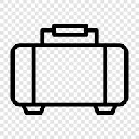 carryon, travel, suitcase, baggage icon svg