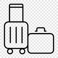 Перевозка, проверка, мешок, чемодан Значок svg
