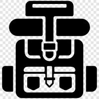 carryon, suitcase, travel, storage icon svg