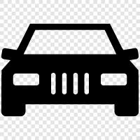 cars, driving, automobile, car rental icon svg