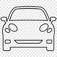 Cars, Driving, Motorcycle, Rent A Car icon svg