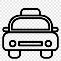 cars, transportation, service, Taxi icon svg