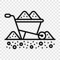 cart, gardening, tool, mobility icon svg