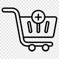 cart, add, order, items icon svg