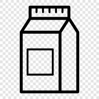 carton milk, milk cartons, milk products, dairy products icon svg