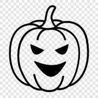 carved pumpkins, carved jacko-lantern, carved gour, carved pumpkin icon svg