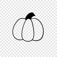 carving, cooking, recipe, pumpkin pie icon svg