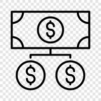 cash, earnings, wage, salary icon svg