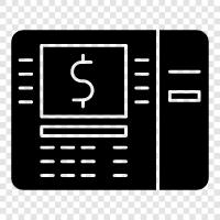 cash, bank, withdraw, deposit icon svg