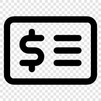 Cash, Bank, Invest, Debt icon svg