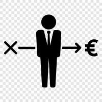 Bargeld, Geld, Einkommen, Balance symbol