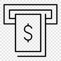 cash, banking, financial, financial institution icon svg