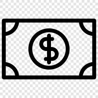 Cash, Bills, Currency, Currency Note icon svg