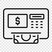 Cash Machine, Money Machine, Cash, Bank icon svg